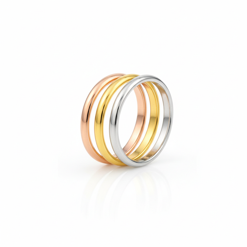 Stackable Band Rings Set
