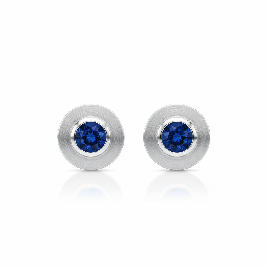 Sapphire Stud Earrings